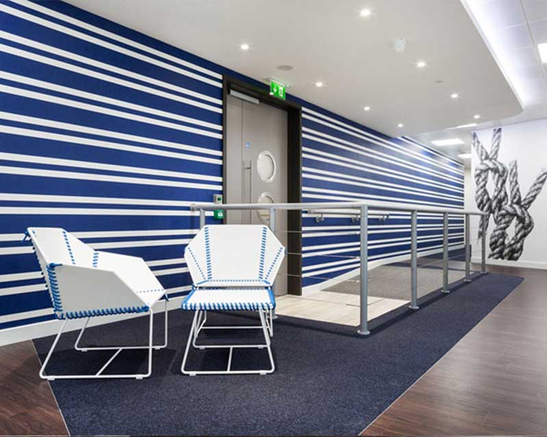 現(xiàn)代簡約800平米辦公室裝修設計效果圖