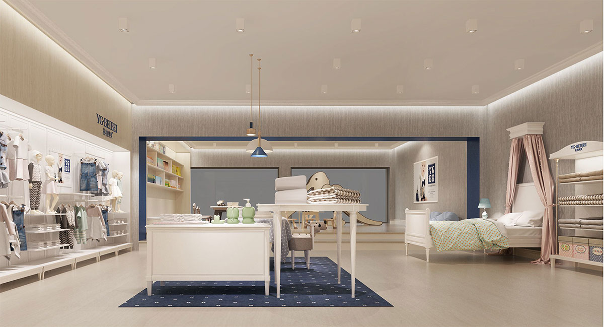 母嬰用品專賣店設(shè)計(jì)裝修效果圖