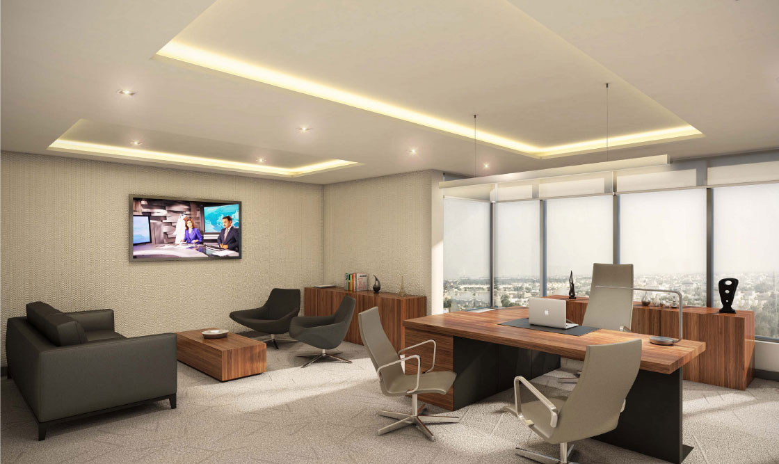 鄭州高新區(qū)辦公室設(shè)計裝修效果圖