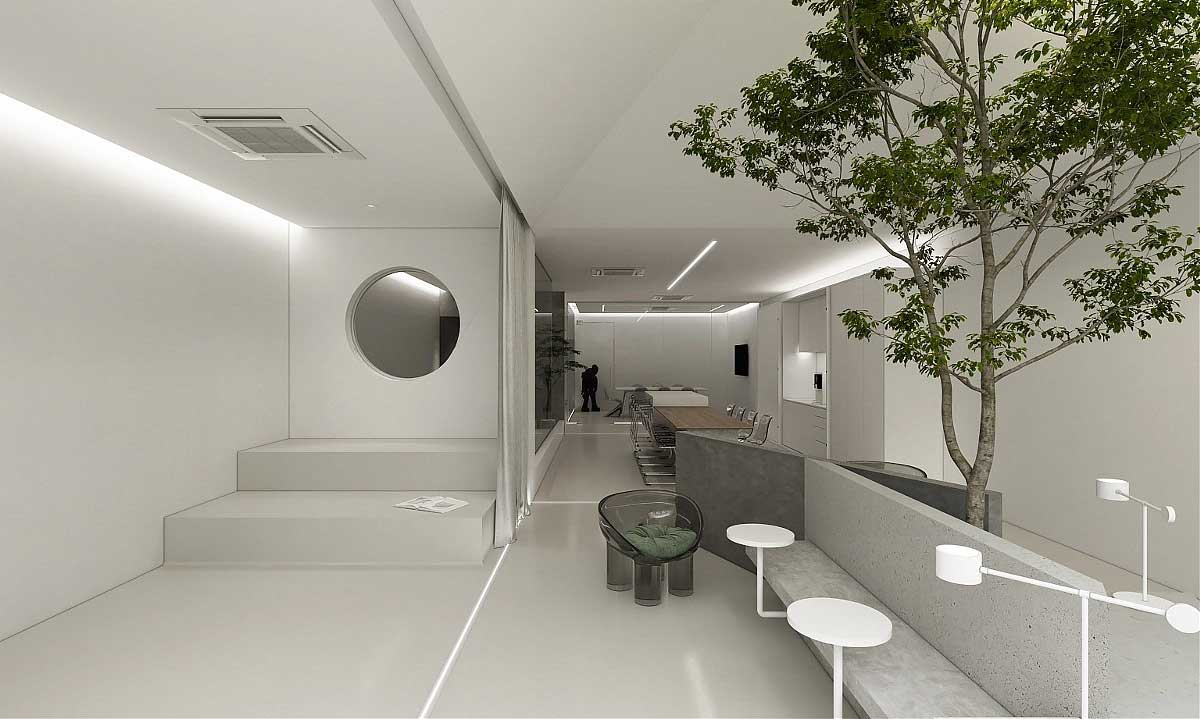 簡約辦公空間設(shè)計(jì)-鄭州辦公室裝修效果圖