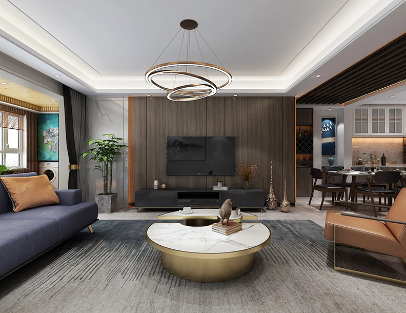 300平米聯(lián)排別墅裝修設計效果圖