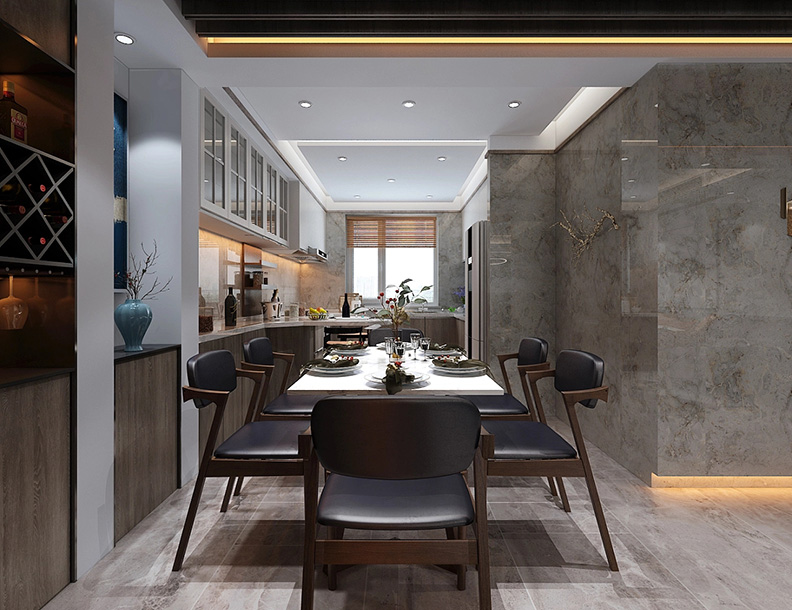 300平米聯(lián)排別墅裝修設計效果圖