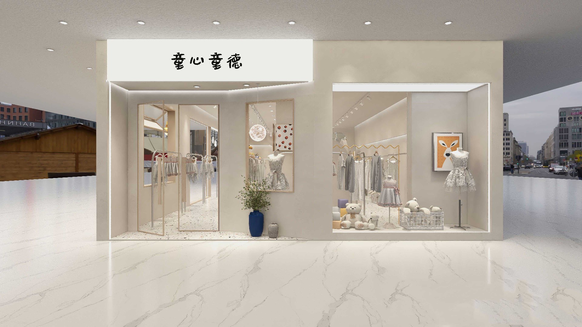 鄭州童裝店設(shè)計(jì)-童裝店鋪裝修設(shè)計(jì)效果圖