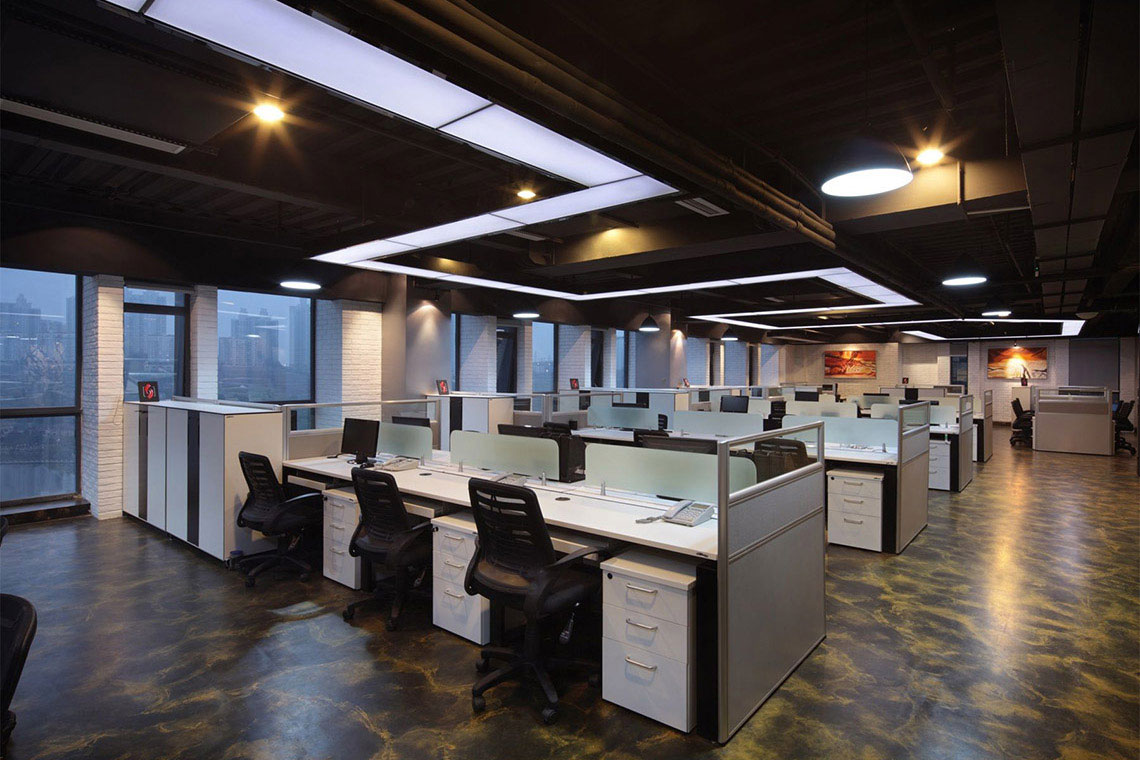 500平米鄭州辦公室裝修設(shè)計效果圖