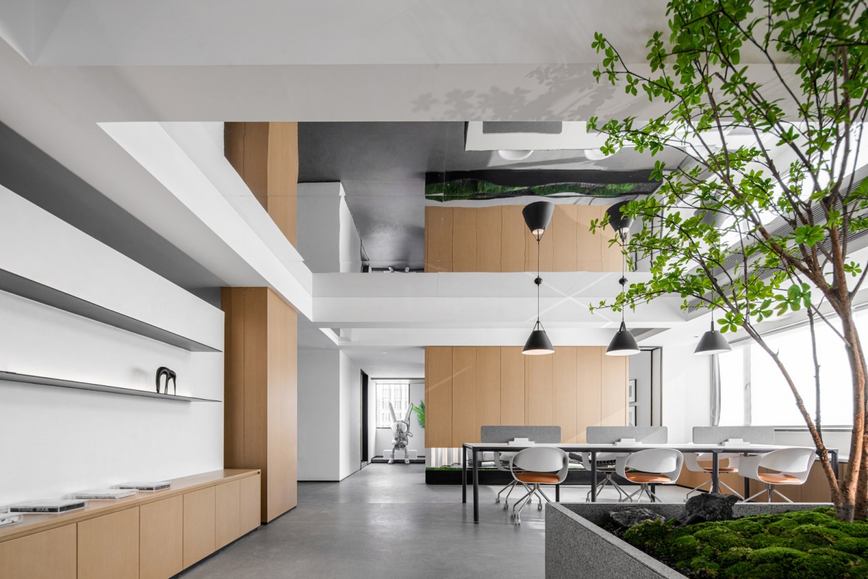 新鄉(xiāng)廠房辦公樓改造裝修設計效果圖