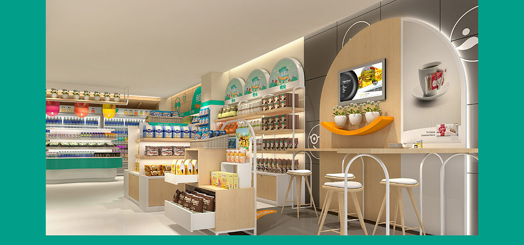 60平米社區(qū)便利店裝修設(shè)計效果圖