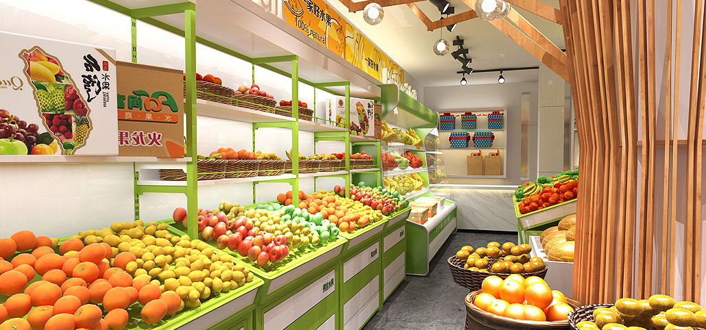 55平米水果門(mén)店裝修設(shè)計(jì)效果圖