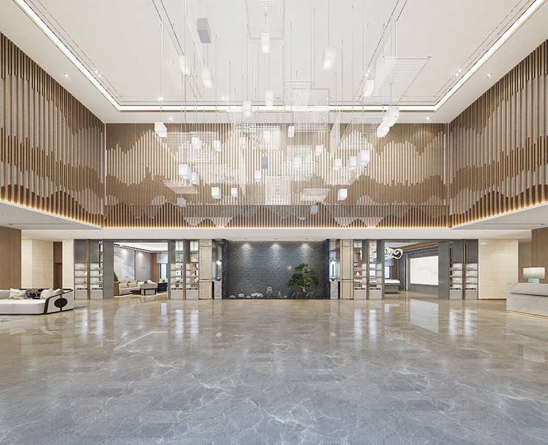 2600平米集團(tuán)辦公樓裝修設(shè)計效果圖