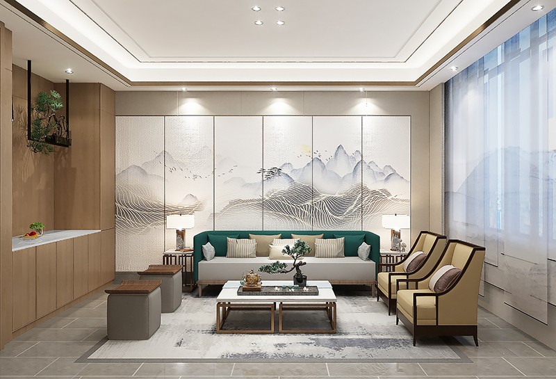 2600平米集團(tuán)辦公樓裝修設(shè)計效果圖