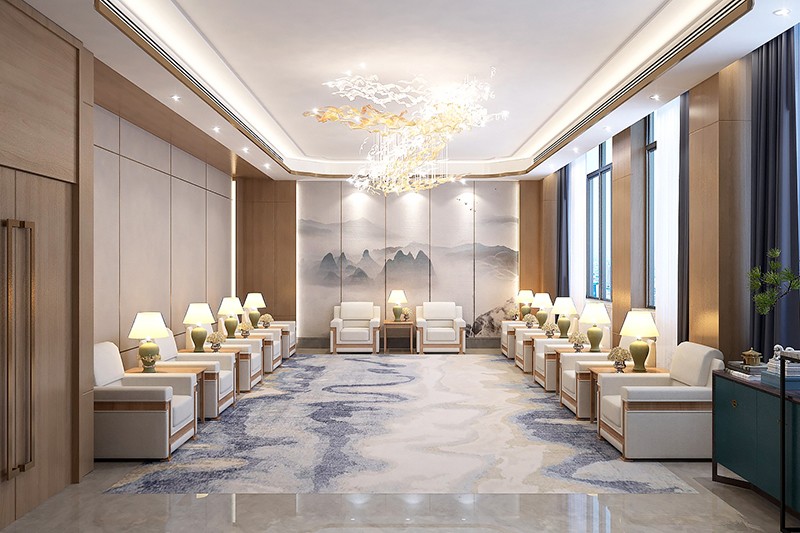 2600平米集團(tuán)辦公樓裝修設(shè)計效果圖