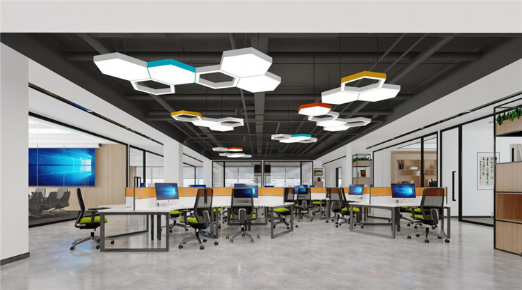 2200平企業(yè)辦公樓裝修設(shè)計(jì)效果圖