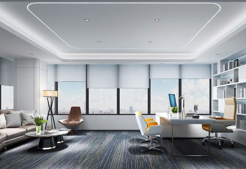 600平米辦公室裝修設計-產業(yè)園裝修改造