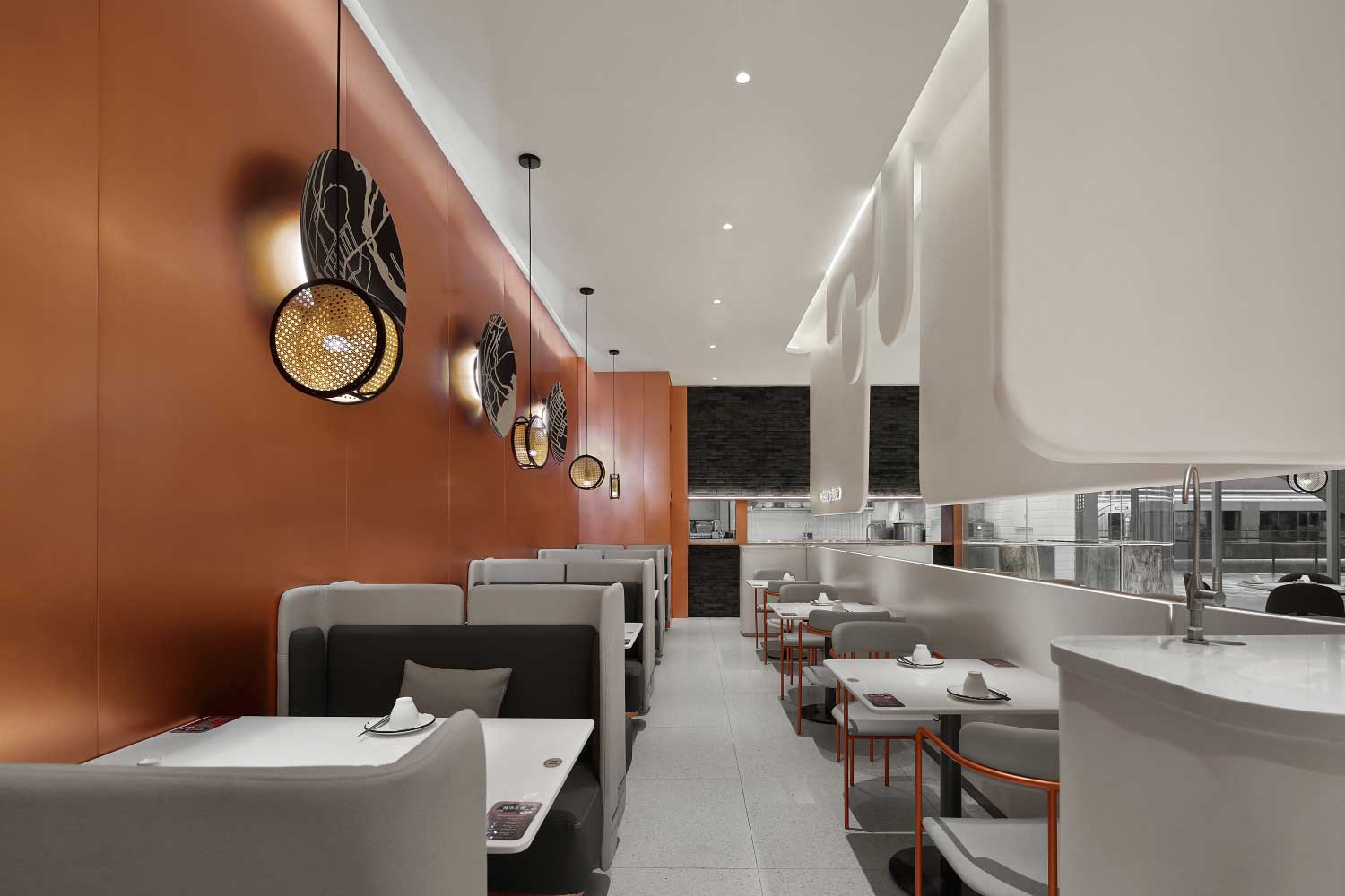 190平米鄭州飯店裝修設(shè)計效果圖