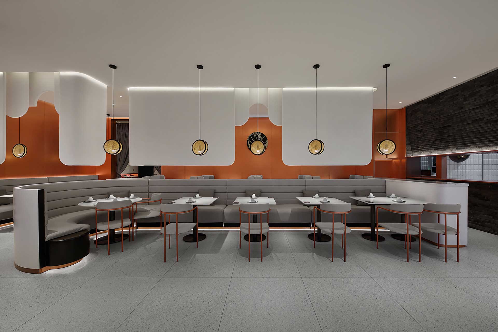 190平米鄭州飯店裝修設(shè)計效果圖