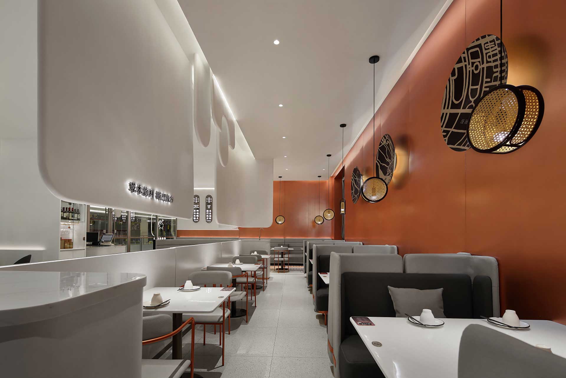 190平米鄭州飯店裝修設(shè)計效果圖