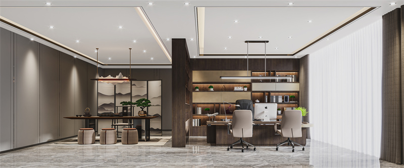 610平米鄭州辦公室裝修設(shè)計(jì)效果圖