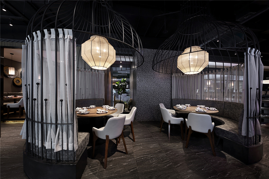 340平米現(xiàn)代中餐廳裝修設計效果圖