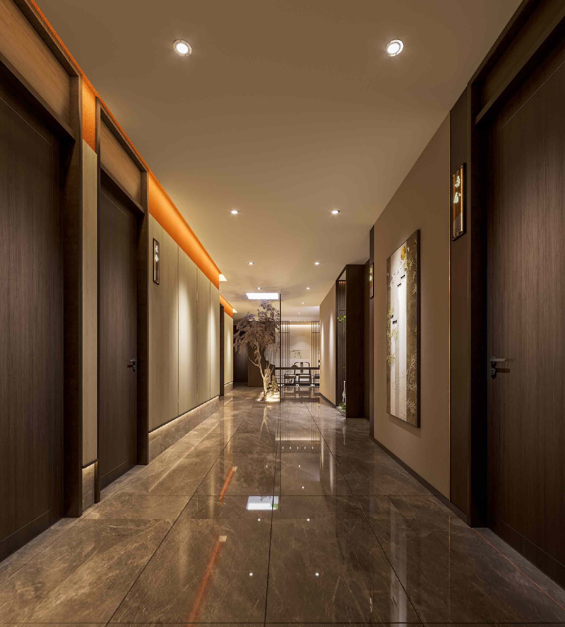 800平米茶樓設(shè)計(jì)裝修效果圖