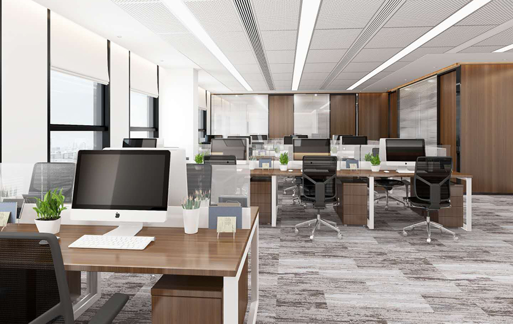 87平米辦公室設(shè)計(jì)施工效果圖