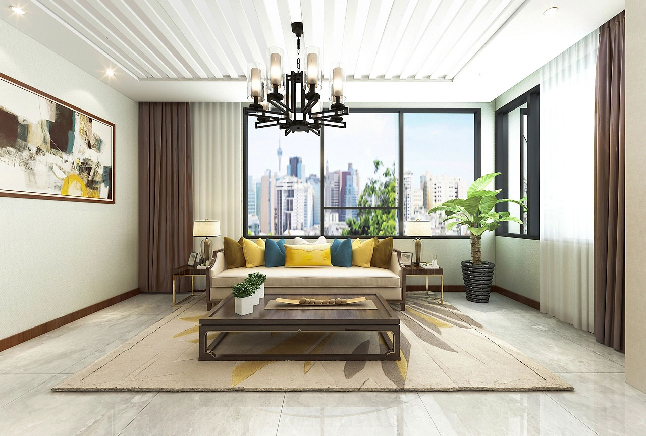 185平米簡(jiǎn)約時(shí)尚辦公室裝修設(shè)計(jì)效果圖