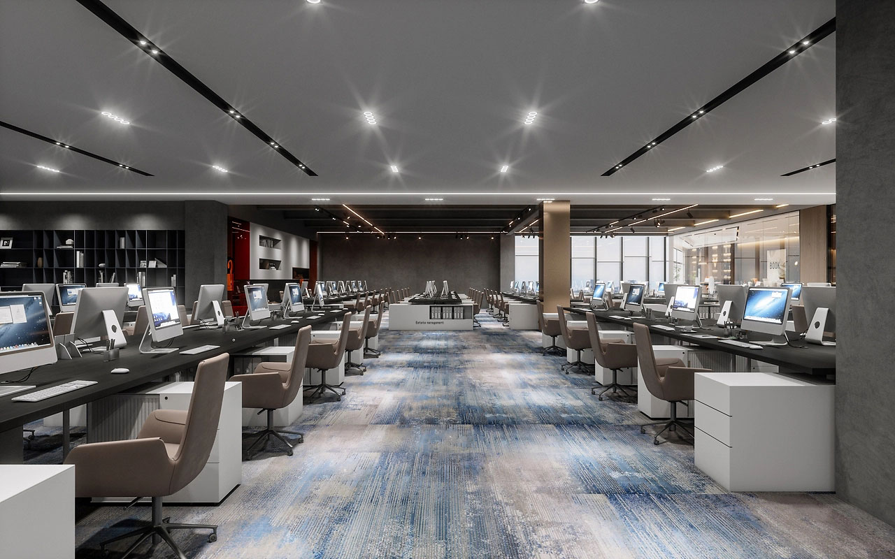 265平米高品質(zhì)辦公室裝修設(shè)計(jì)效果圖