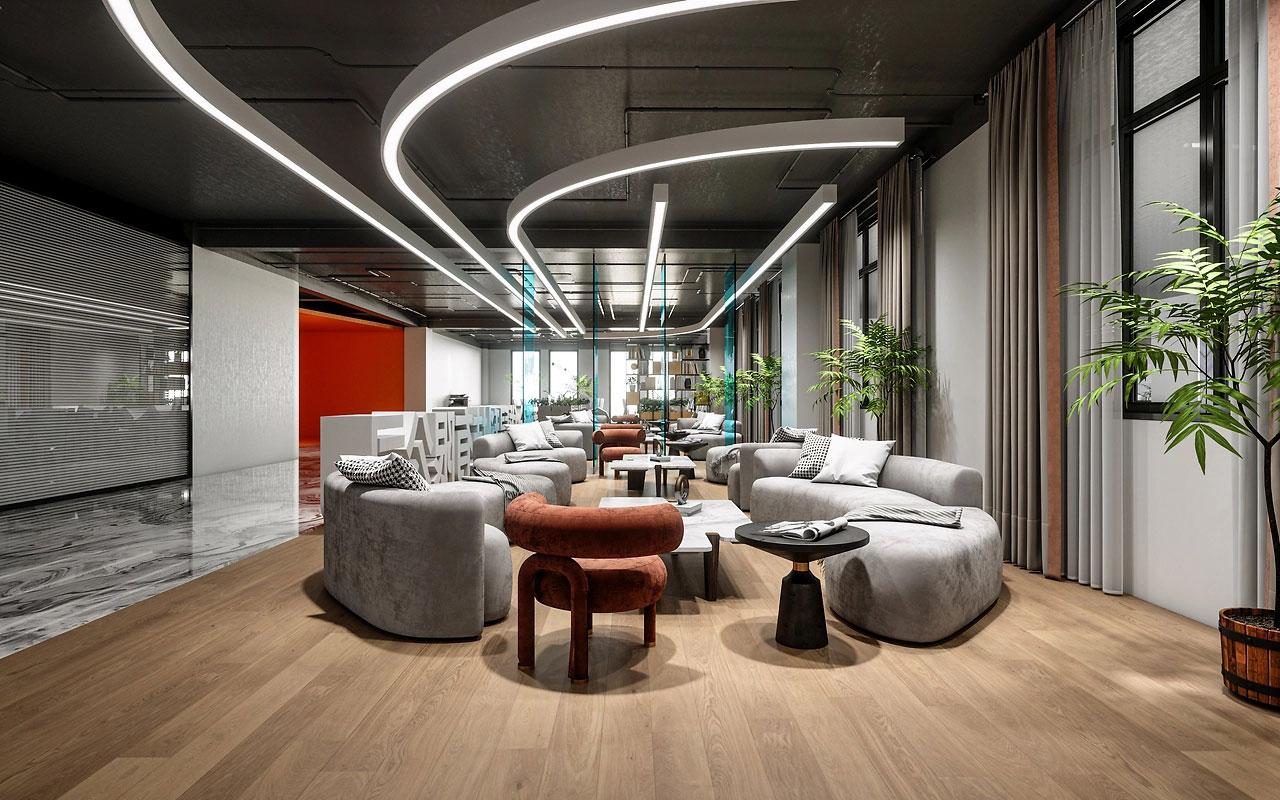 265平米高品質(zhì)辦公室裝修設(shè)計(jì)效果圖