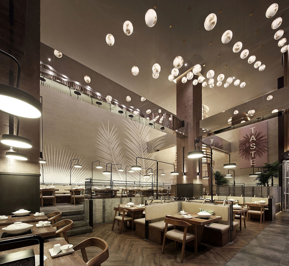 371平米中餐廳裝修設(shè)計效果圖