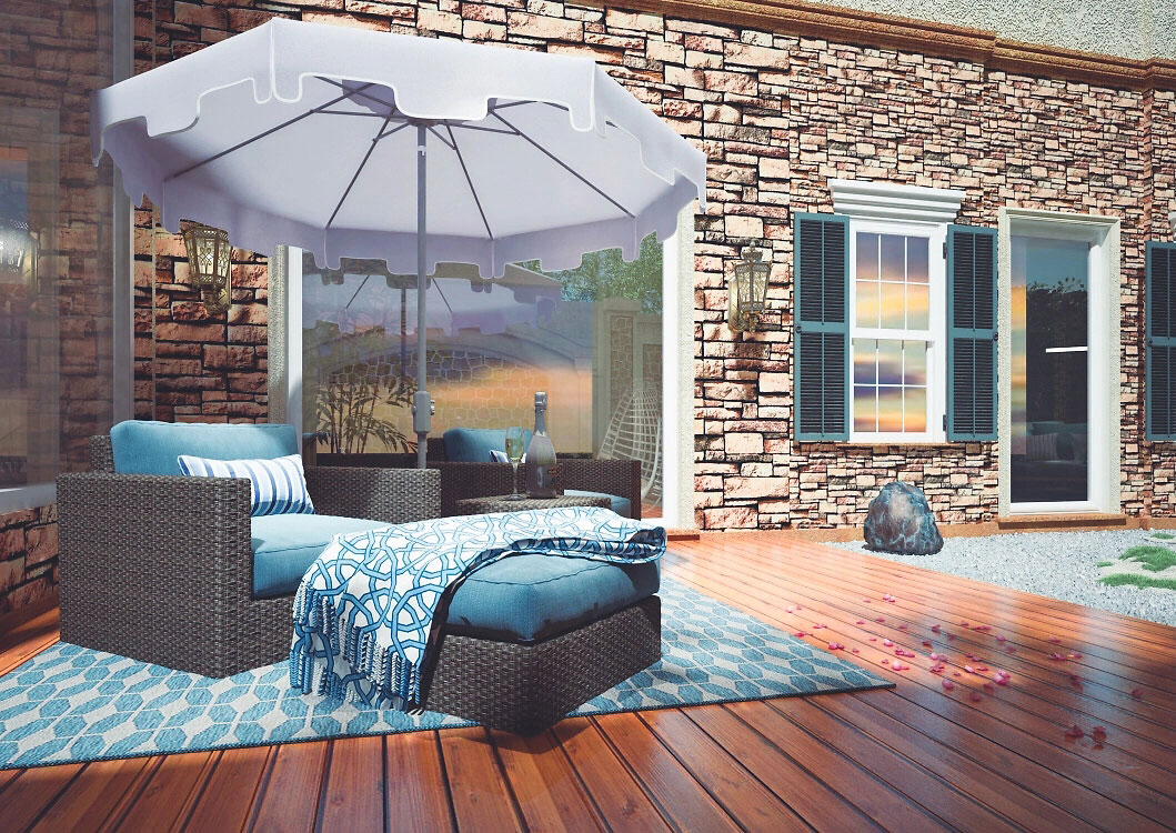 鄭州別墅庭院設(shè)計(jì)效果圖