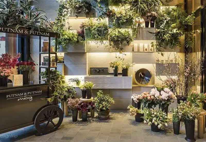 鄭州花店裝修設(shè)計：自然氛圍與鮮花保鮮展示區(qū)規(guī)劃