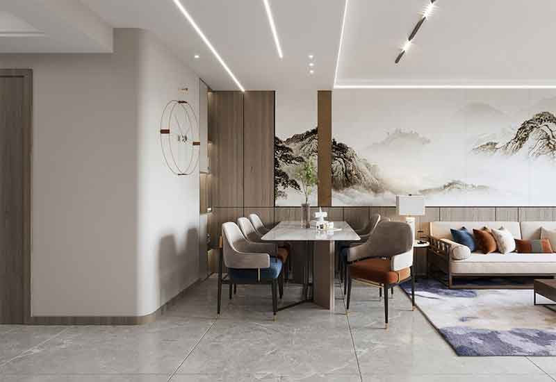 鄭州家裝設(shè)計(jì)：新中式風(fēng)格的廚房設(shè)計(jì)與布局