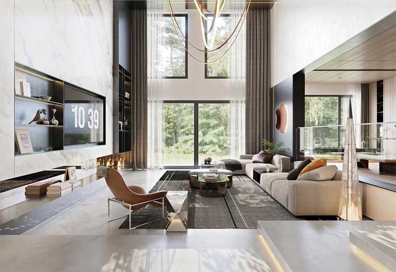 鄭州別墅裝修設(shè)計費(fèi)用明細(xì)：500㎡全案預(yù)算清單