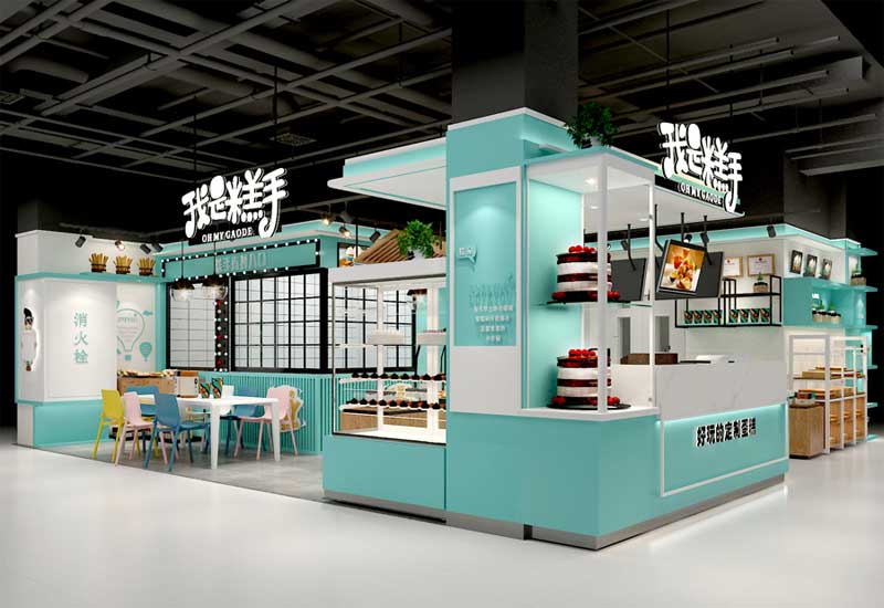 鄭州蛋糕店裝修設(shè)計：甜蜜夢幻與精致展示空間打造秘籍