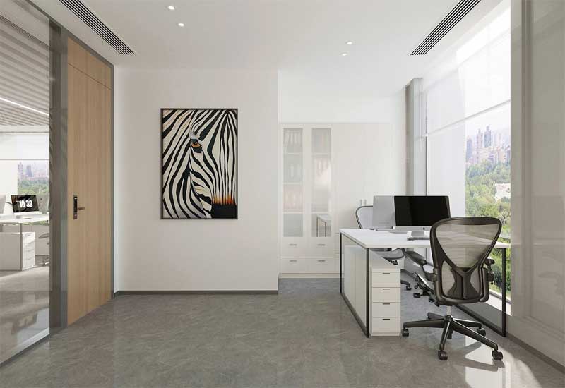 鄭州50-100㎡辦公室裝修費用多少？設(shè)計工期及材料報價詳解