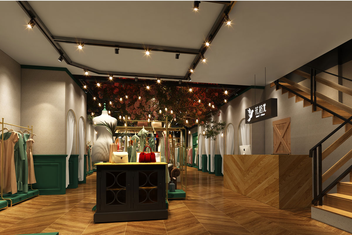 115平米品牌女裝店鋪裝修設(shè)計效果圖