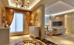 奢華的美式風(fēng)格大戶(hù)型裝修效果圖