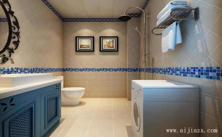 經(jīng)濟(jì)實用的地中海風(fēng)格大戶型裝修效果圖