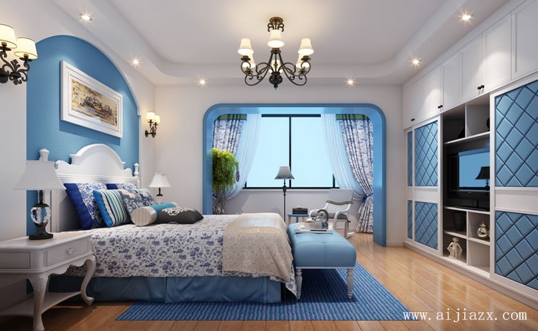 經(jīng)濟(jì)實用的地中海風(fēng)格大戶型裝修效果圖