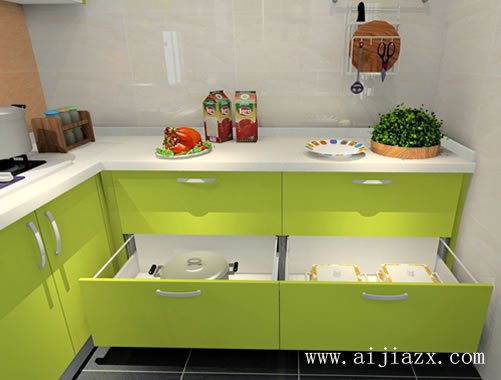方便實用的現(xiàn)代風(fēng)格廚房裝修效果圖