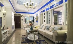 情迷地中海風(fēng)格118平米優(yōu)美大戶(hù)型裝修效果圖