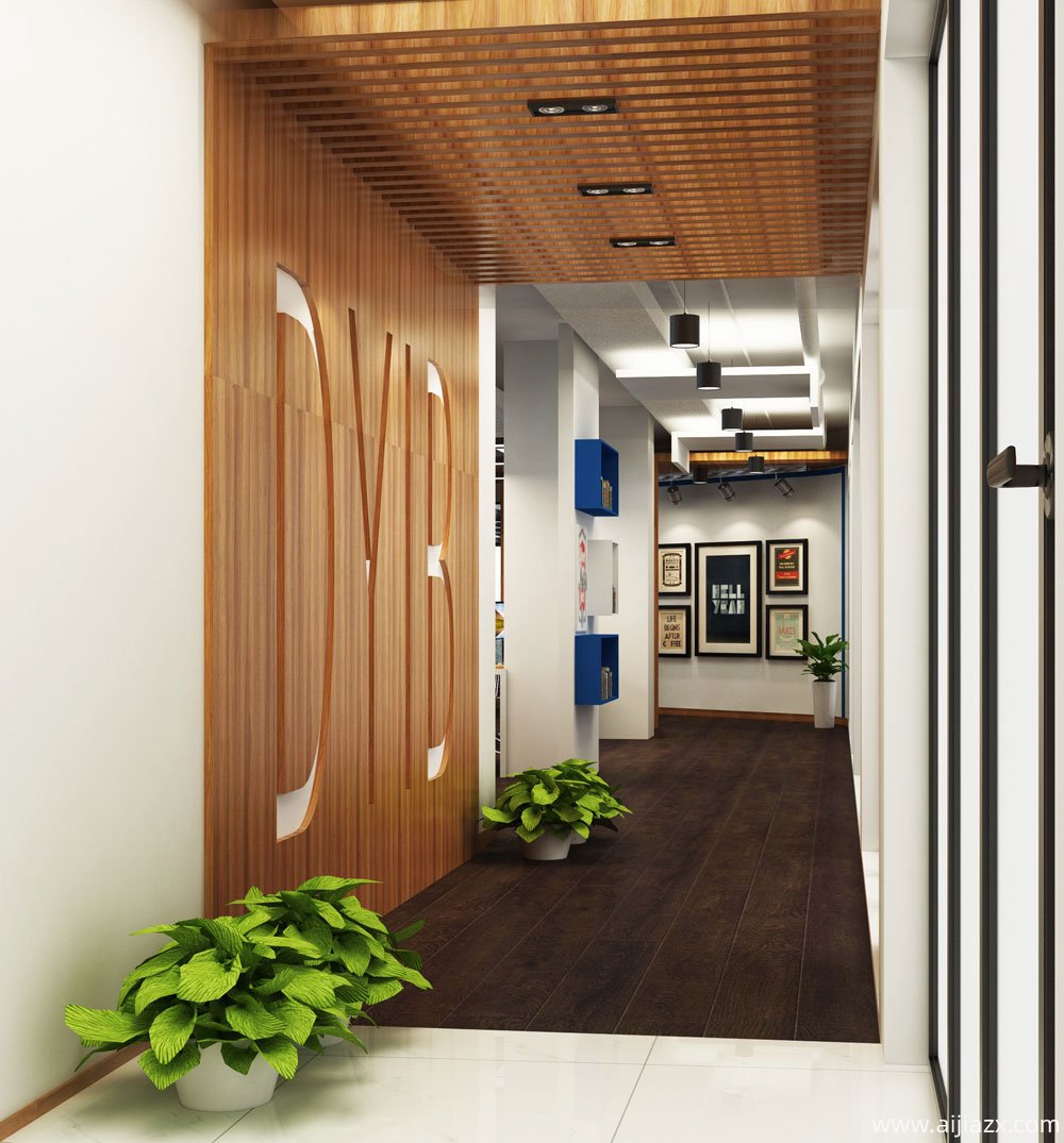 鄭州金水區(qū)800平方米辦公室設計裝修案例